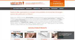 Desktop Screenshot of orleans-soleilentete.com
